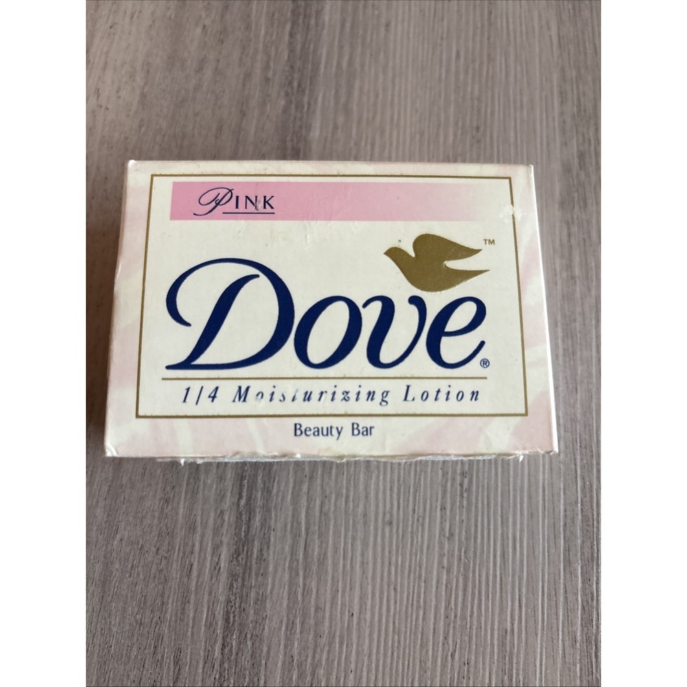 VTG 2001 Pink Dove Beauty Bar 1/4 Moisture Lotion 4.75 oz Soap NEW